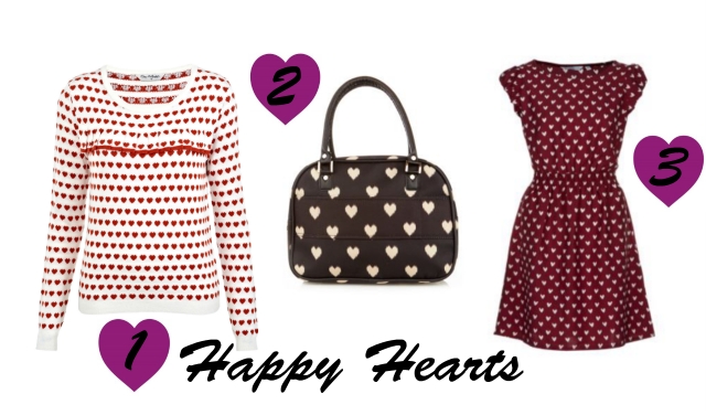 Crazy For Hearts Trend, Miss Selfridges, New Look, Jumper, Holdall, Dress